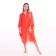 Tunic beach female, red color, size 52