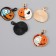 Decor for creativity Metal "Pumpkin/Face" enamel mix 2.6x2 cm