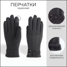 Gloves are male, dimensionless, with insulation, color gray color