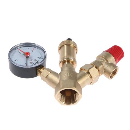 Security Group TIM Mini JH1024-3, for heating boilers, 1 ", 3 bar-4