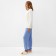 Kit (jumper, trousers) female minku, color ecruils/blue river 42