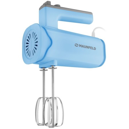 Mixer Maunfeld MF-331BL, manual, 300 watts, 8 speeds, 4 nozzles, blue