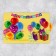 Interactive congratulatory postcard "Happy Birthday", cat, 16 x 11 cm