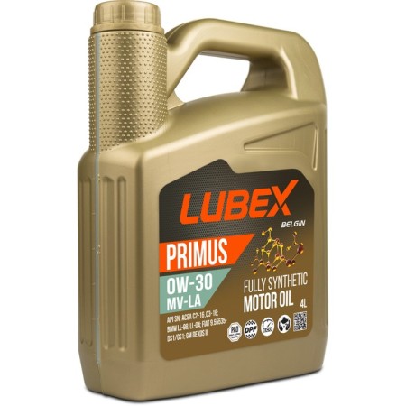 Motor oil Lubex Primus MV-LA 0W-30, synthetic, 4 liters