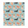 A set of napkins for setting the Dog Party table, rectangular, size 32x46 cm, 4 pcs