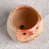 Pot "Owl Ukhta" 6.5x6.5x6cm, brown