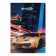 Notepad A6, 40 sheets in a cage on a clip "Auto", paper cover, mix