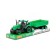 Tractor "Progress" with an on -board trailer, inertial, green color