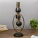 Summary Metal for 3 candles "Dark Knight" black matte with gold 21x38x15 cm