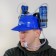 Helmet with holes for jar banks!