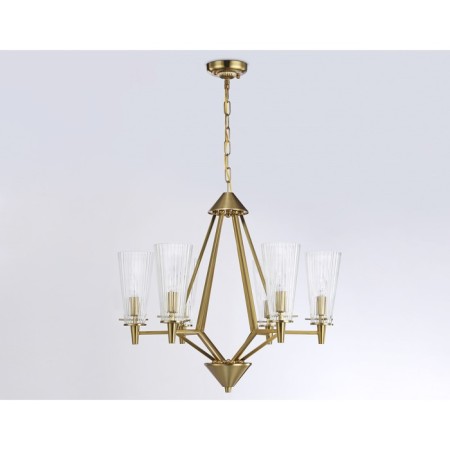 Suspended chandelier Ambrella Light, Traditional, TR3231, 6HE14, Brass-4