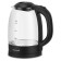 Electric kettle Maxwell MW-1091, glass, 1.7 l, 2200 watts, black