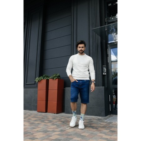 Male ISee shorts, size 50, blue color-6