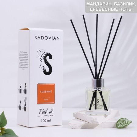 Sadovian diffuser aromatic, 100 ml, Sunshine (tangerine, basil, wood notes)