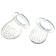 Set of mesh for nibler, 2pcs, silicone, size m, l