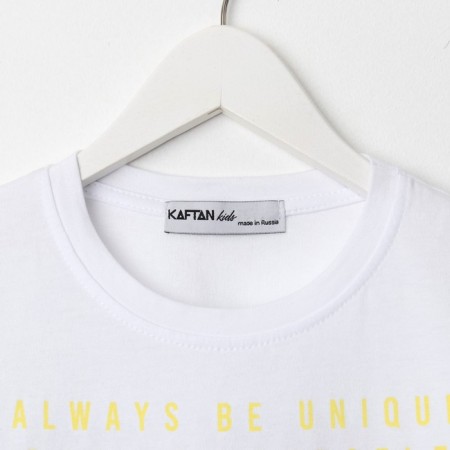 T -shirt Children's KAFTAN "Girl", p. 38 (146-152 cm), white-4