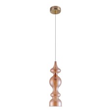 Светильник подвесной Crystal Lux, Iris 2070/201, E14, 1х60 Вт, 47х13х13 см, цвет золотой