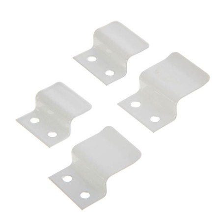 Fastening for a mosquito net of tundra, metal, white