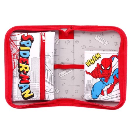 Penal frame, 1 section, 140x210x40 mm, folding pocket, fabric, spider-man-1