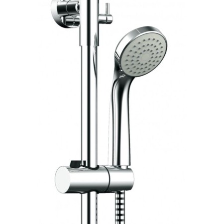 Bravat Eco shower column with a bath mixer, turning pour-1