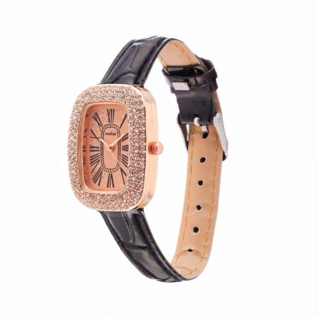 Women's watches women, black strap-2