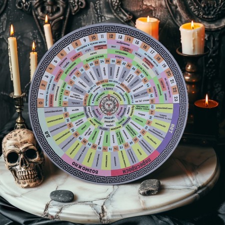 Diagnostic board for the pendulum "Search for love and things", d = 27cm-1