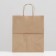 Craft package without printing, round handle 24 x 14 x 28 cm, set 3 pcs
