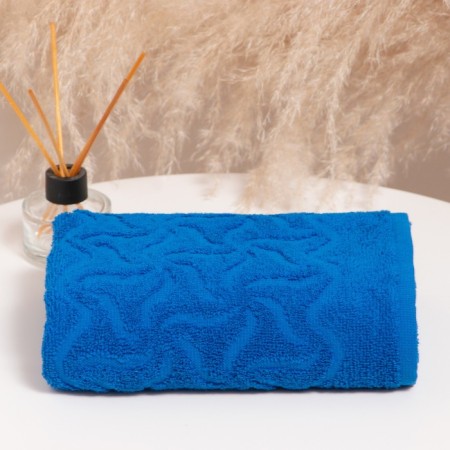 Tainted towel "Rainbow" 100x150 cm, blue color
