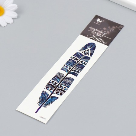 Tattoo on the body color "Shaman Feat" 20.8x4.7 cm-1