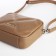 Women's bag over the shoulder Textura, small size, beige color