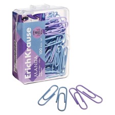 Office paper clips 28 mm, 100 pcs, Erichkrause 