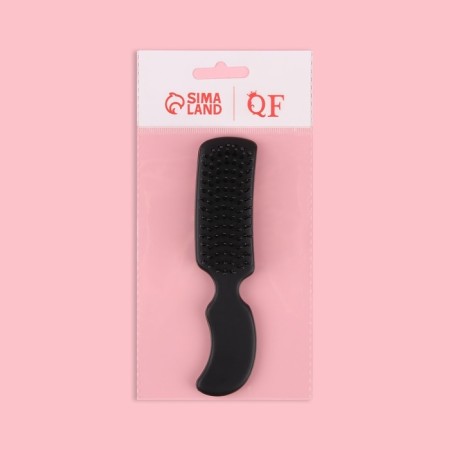Comb-comb there is a massage, 3 × 13.8 cm, black color-5