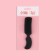 Comb-comb there is a massage, 3 × 13.8 cm, black color