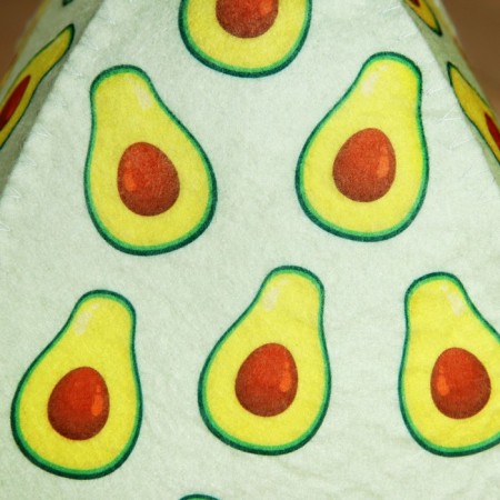 Bath cap with a print "Avocado"-1