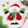 Set for creativity - Create a Christmas tree decoration from felt "Snowman in a hat"