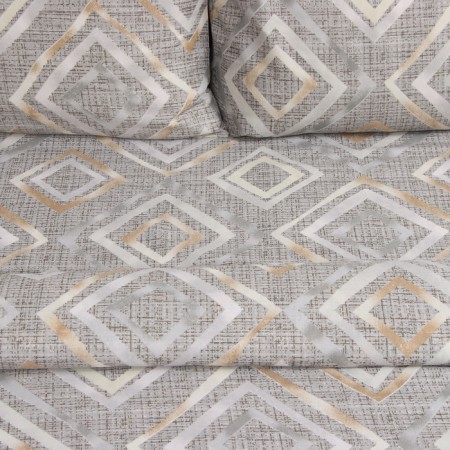 Bed linen 1.5sp sack and I "Rhombus" 143*215cm, 145*214cm, 50*70cm-1pcs, 60g/m2, microfiber-2