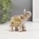 Souvenir polystone mirror inserts (set 7 pcs) "Herd of Elephants" 11, 10, 8.5, 8, 7, 6.3; 5.3cm