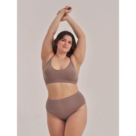 Panties slips maxi women Mirey Slip Maxi, size 52-54, color chocolate