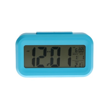 Homestar HS-0110, an alarm clock, temperature, backlight, 3HAAA, blue-2