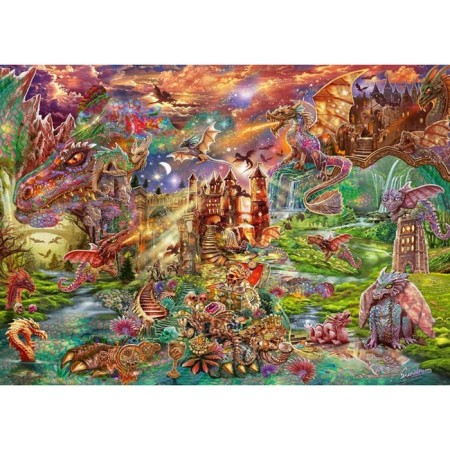 Puzzle "Treasure of Dragons", 2000 elements-1