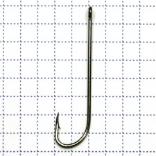 KOI LONG PlainShank hook, size 4 int, BN color, 10 pcs.