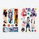 Translated tattoos "Anime of the Elements", 2 sheets, tattoos - 21 pcs.