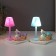Souvenir plastic light "Sleeping baby-angel" mix 10.8x10.5x11 cm