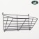 Metallic hay feeder, 28 x 9 x 10 cm