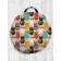 Pillow Siddle "Stylish cats", decorative, d = 52 cm