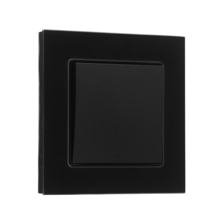 TOT GLOSSY GLASS, 10 A, 1 key, with backlight, hidden, glass, black-1
