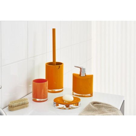 Gaudy toilet brush, orange color-1