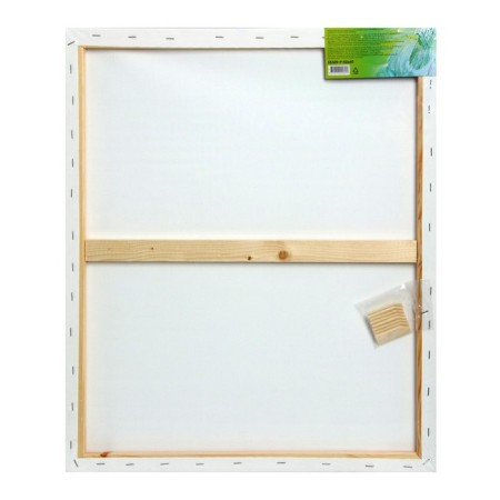 Canvas on the subframe, cotton 100%, 50 x 60 x 1.8 cm, acrylic soil, fine -grained, 280 g/m²-9