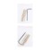 Tundra Modern Railing Set, 2 plugs, 2 holders, tundra pipe 1000 mm, 1 mm, bronze