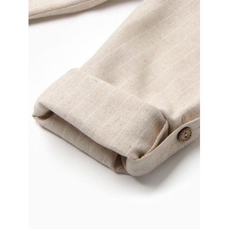 Children's pants Minaku, beige color, height 86-92 cm-3